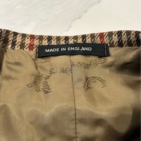 Vintage Orvis 100% Wool Tweed Houndstooth Field Jacket - Picture 9 of 17